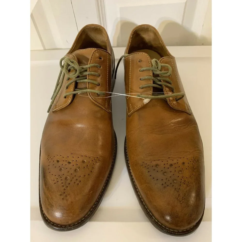 Joseph Abboud Oxfords Men’s Sz 9D Brown‎ Leather Dress Shoes
